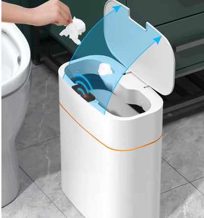 Poubelle intelligente avec couvercle automatique