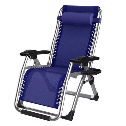 Chaise pliante allongée avec fourrure souple et confortable