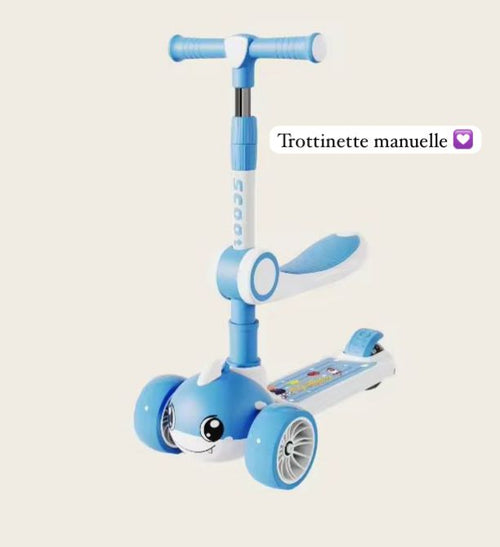 Trottinette Enfant 3 Roues – Modèle Évolutif