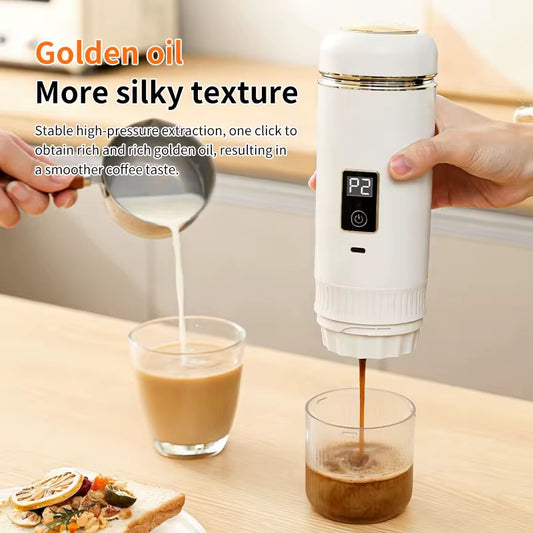 Machine à Café Portable Rechargeable – Votre café parfait, où que vous soyez !