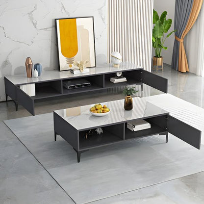 Ensemble table basse et meuble TV moderne