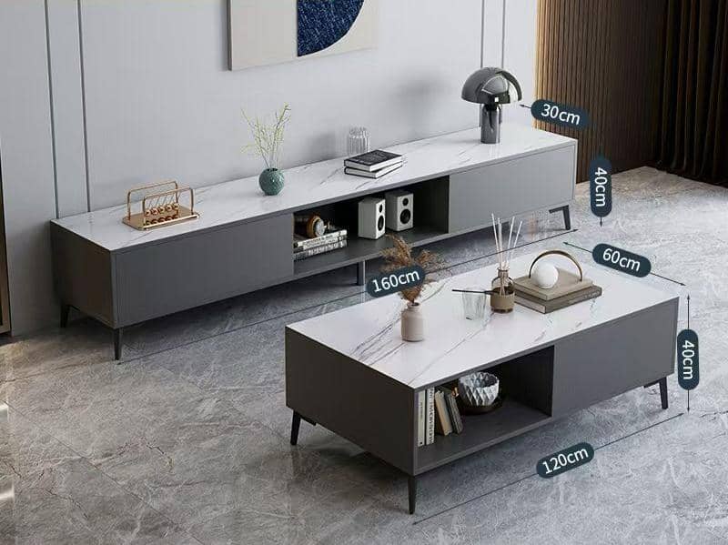 Ensemble table basse et meuble TV moderne