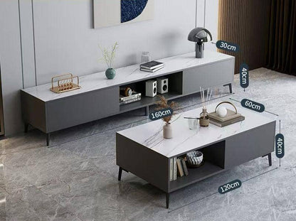 Ensemble table basse et meuble TV moderne