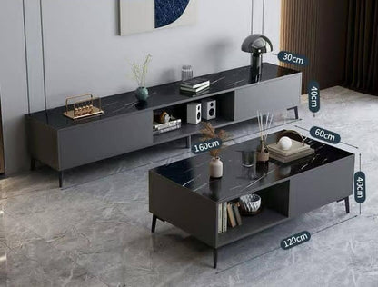 Ensemble table basse et meuble TV moderne