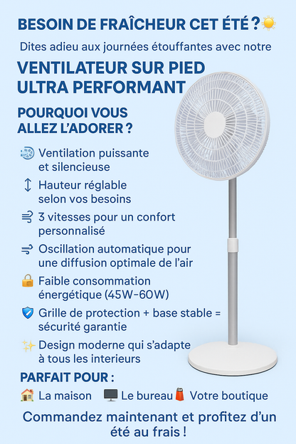 Ventilateur électrique climatiseur
