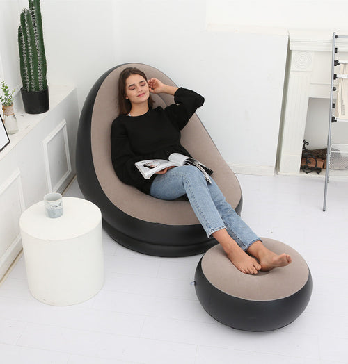 Fauteuil Gonflable avec Pause-pieds