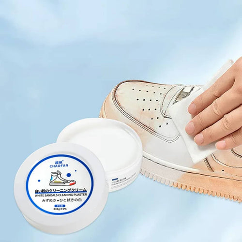 Crème Nettoyante pour Chaussures – Redonnez vie à vos baskets blanches