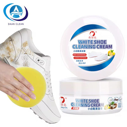 Crème Nettoyante pour Chaussures – Redonnez vie à vos baskets blanches