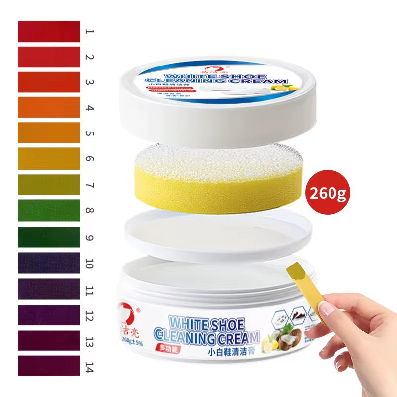 Crème Nettoyante pour Chaussures – Redonnez vie à vos baskets blanches