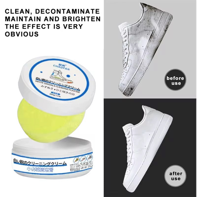 Crème Nettoyante pour Chaussures – Redonnez vie à vos baskets blanches