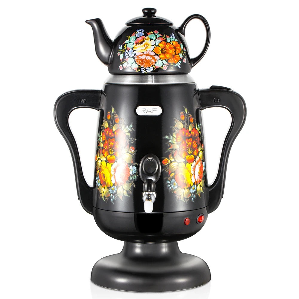 Théière électrique Samovar automatique en acier inoxydable de 3,5 L avec contrôle de la température bouilloire turque russe