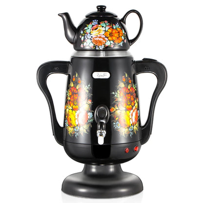 Théière électrique Samovar automatique en acier inoxydable de 3,5 L avec contrôle de la température bouilloire turque russe