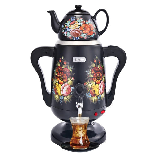 Théière électrique Samovar automatique en acier inoxydable de 3,5 L avec contrôle de la température bouilloire turque russe