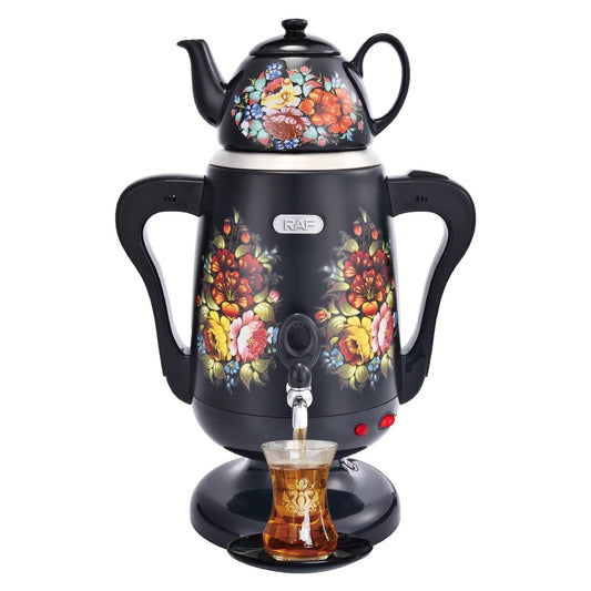 Théière électrique Samovar automatique en acier inoxydable de 3,5 L avec contrôle de la température bouilloire turque russe