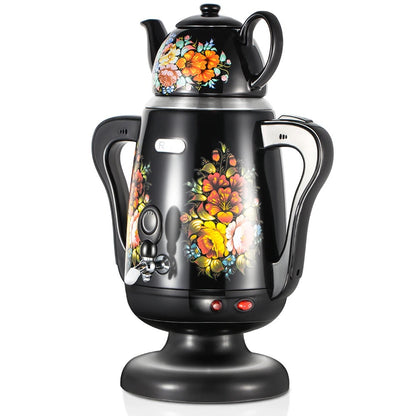 Théière électrique Samovar automatique en acier inoxydable de 3,5 L avec contrôle de la température bouilloire turque russe