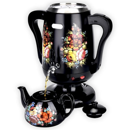 Théière électrique Samovar automatique en acier inoxydable de 3,5 L avec contrôle de la température bouilloire turque russe