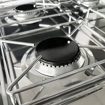 CUISINIÈRE A GAZ 4 FEUX AVEC ÉTAGÈRE DE RANGEMENT