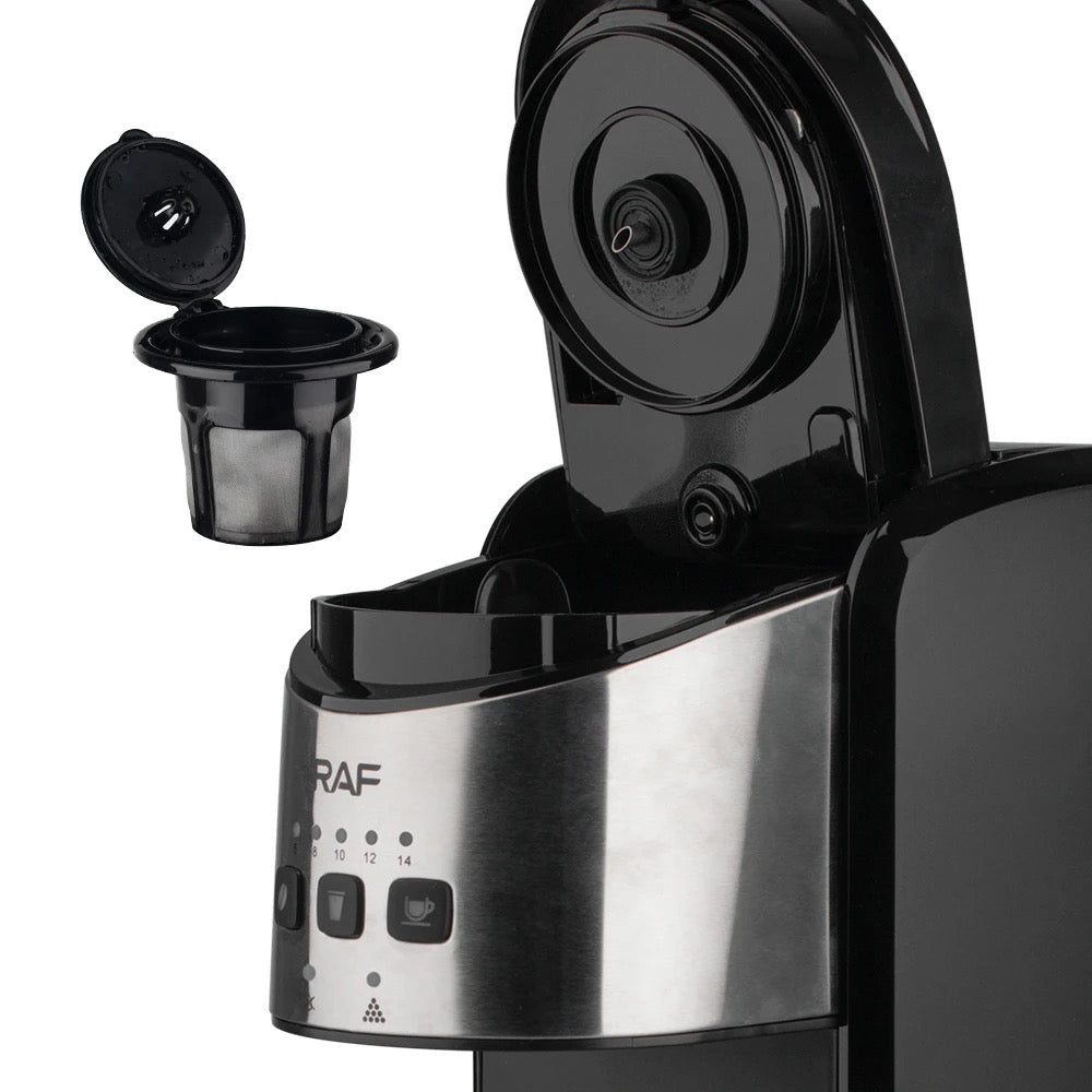 Machine à café expresso intelligente à capsule ou à poudre machine automatique
