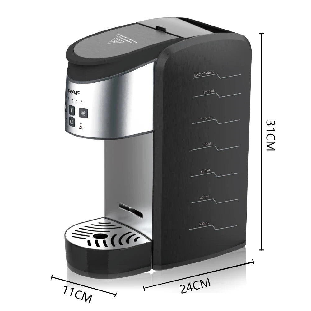 Machine à café expresso intelligente à capsule ou à poudre machine automatique