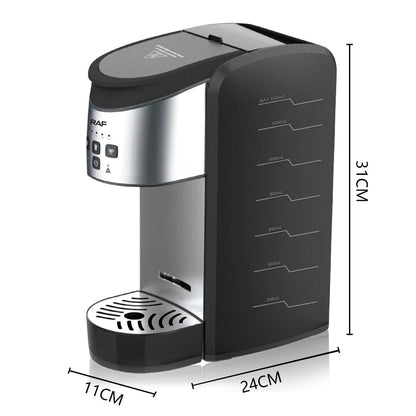 Machine à café expresso intelligente à capsule ou à poudre machine automatique