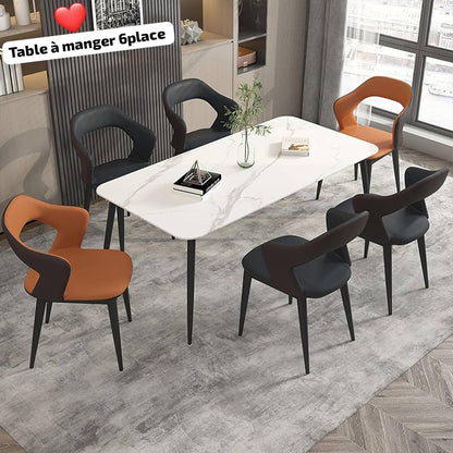 Table à manger VIP avec 6 chaises