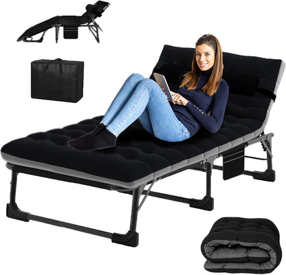 Lit de camping pliable 3-en-1 VIP