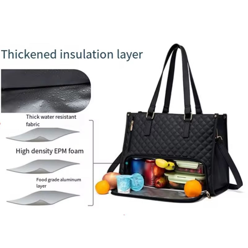 👜 Sac à main bandoulièreIsotherme Élégant & Multifonction – Le Compagnon Chic de Vos Journées ! 💼❄️